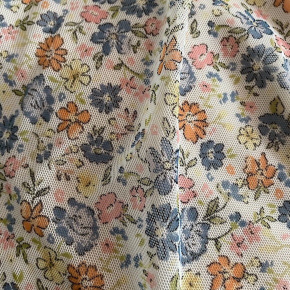 Altered State Floral Mesh Lined Cap Sleeve 90s Grunge Goth Punk Babydoll Dress M - Picture 10 of 11